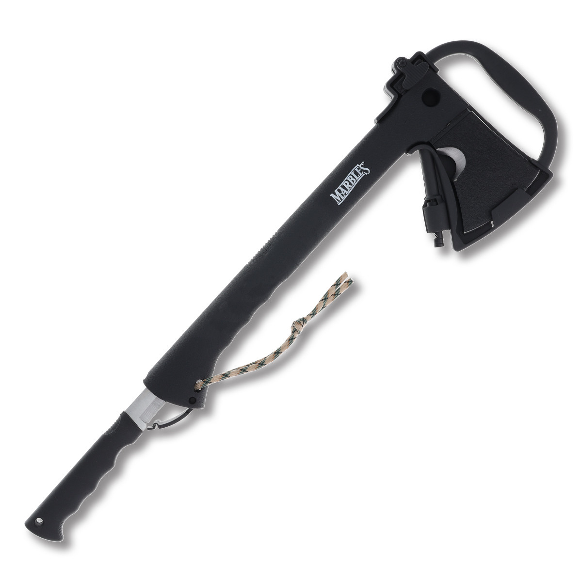 Marble's Camp Axe with Knife 36cm Composition Handle MR663 - Smoky