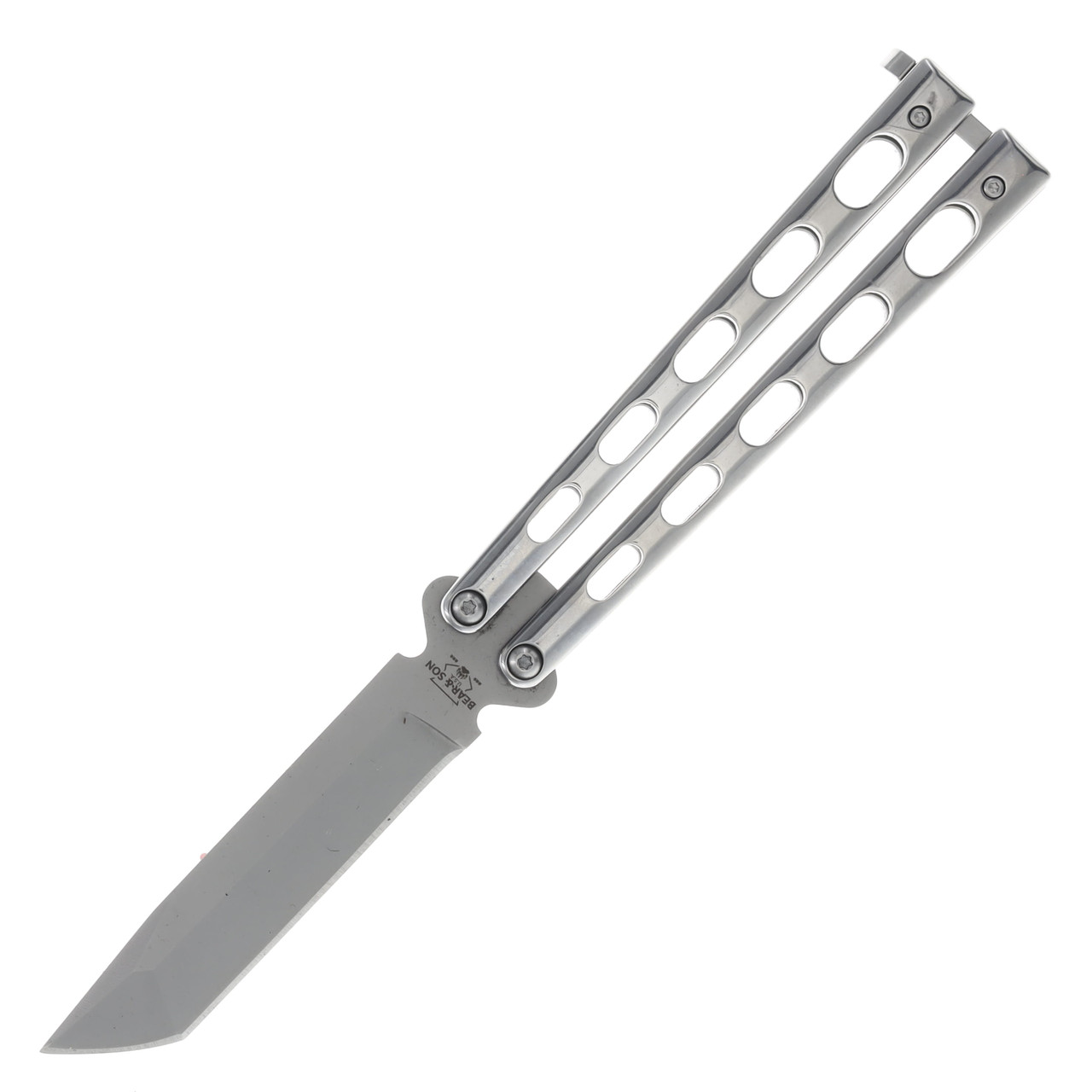 Bear & Son Stainless Steel Armour Piercing Butterfly Knife BRSS14A