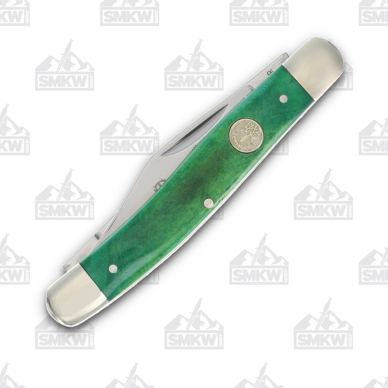 Tree Brand Boker Lime Green Bone Stockman-BO110711