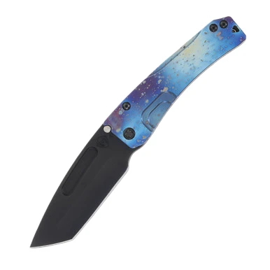 Medford Slim Midi Folding Knife PVD S45VN Tanto (Flamed Galaxy) MK2014PT-03PV-TPCP-Q4