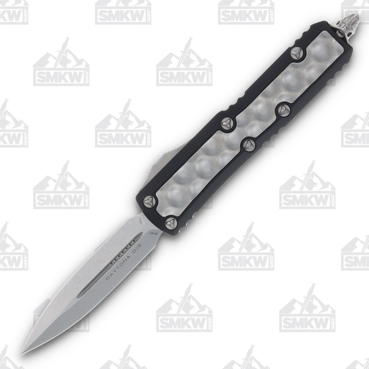 Microtech Daytona OTF Auto Signature Series Bubble Inlay Stonewashed DE Dagger Blade