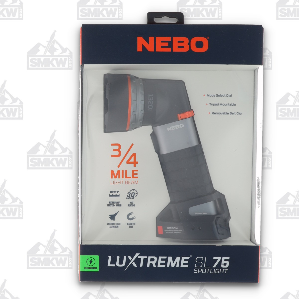 NEBO LUXTREME SL75 Spotlight Black 780 Lumens 3-Settings