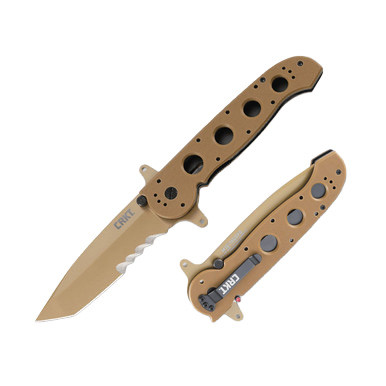 CRKT Carson M16 Folding Knife 3.88in Tanto Veff Serrated Blade