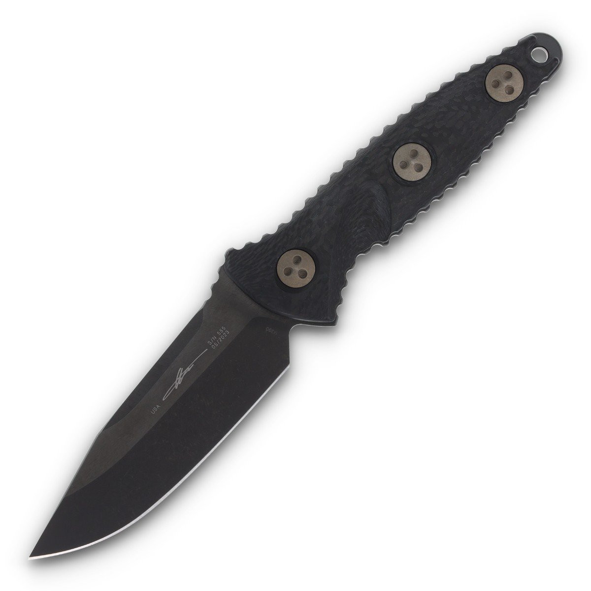 Microtech SOCOM Alpha Mini Signature Series Fixed Blade Knife (S/E