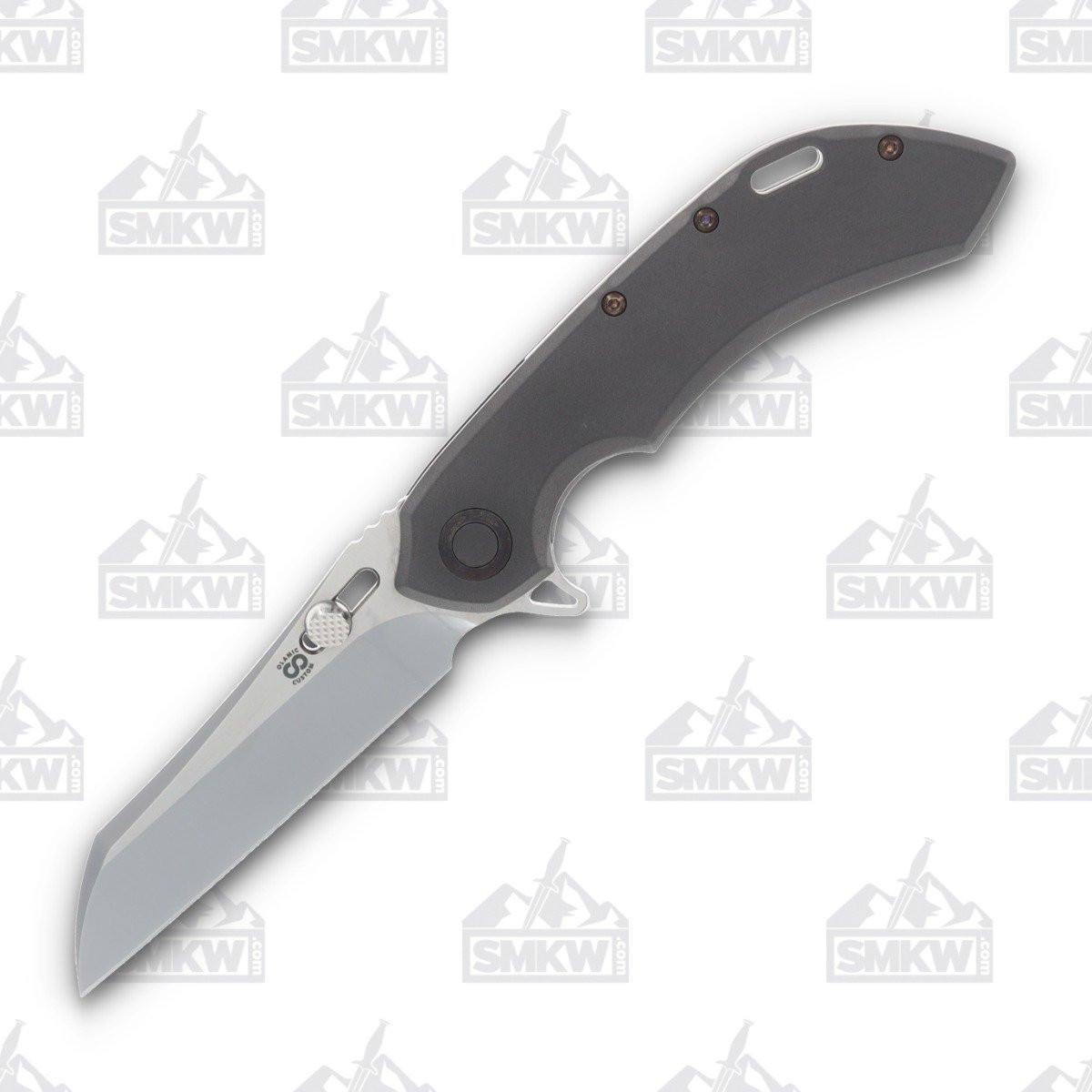 Olamic Wayfarer 247 Folding Knife T-094W Wharning (Dark Blast, Antique) T094W