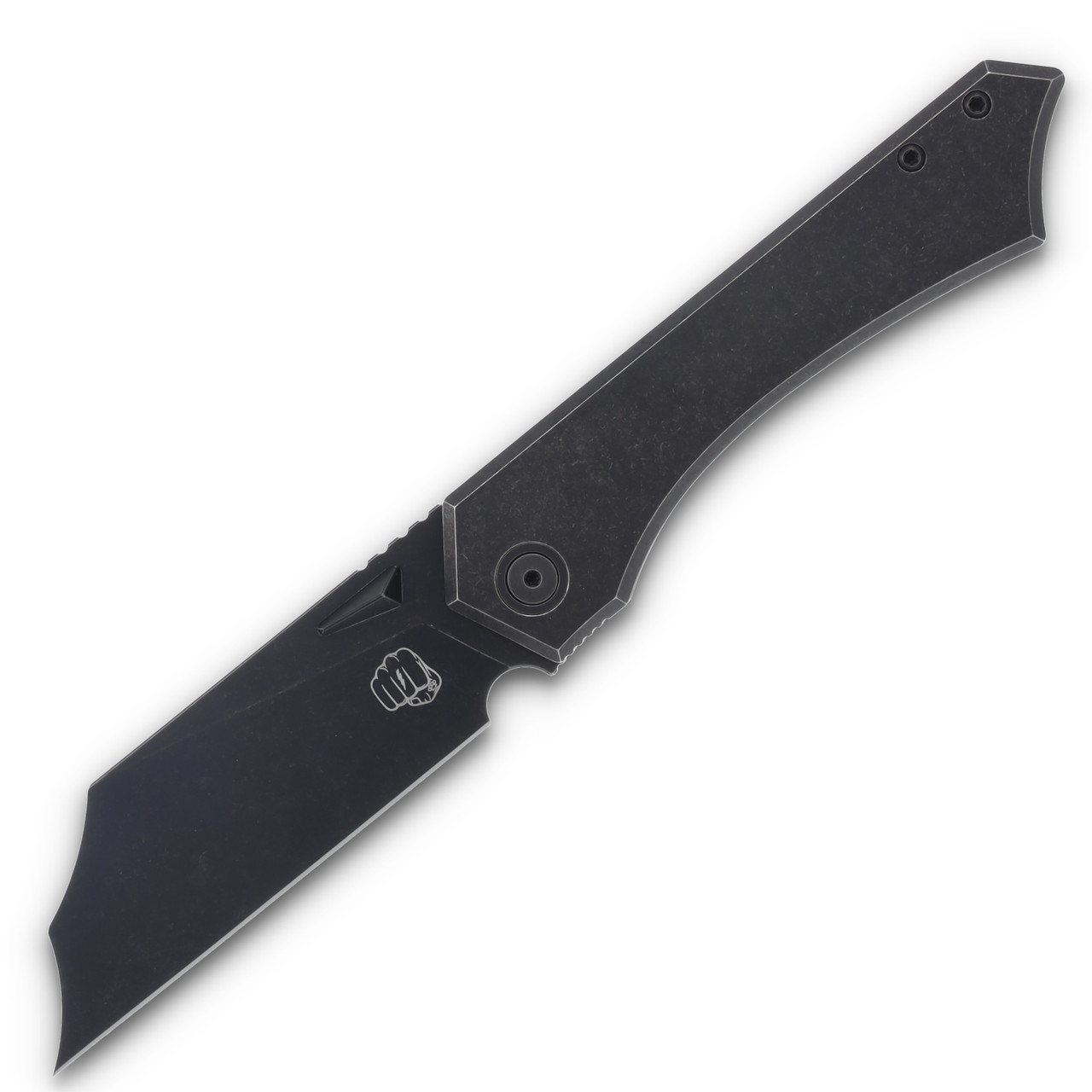 Something Obscene LEK Murdered Out Folding Knife Black 3.5in