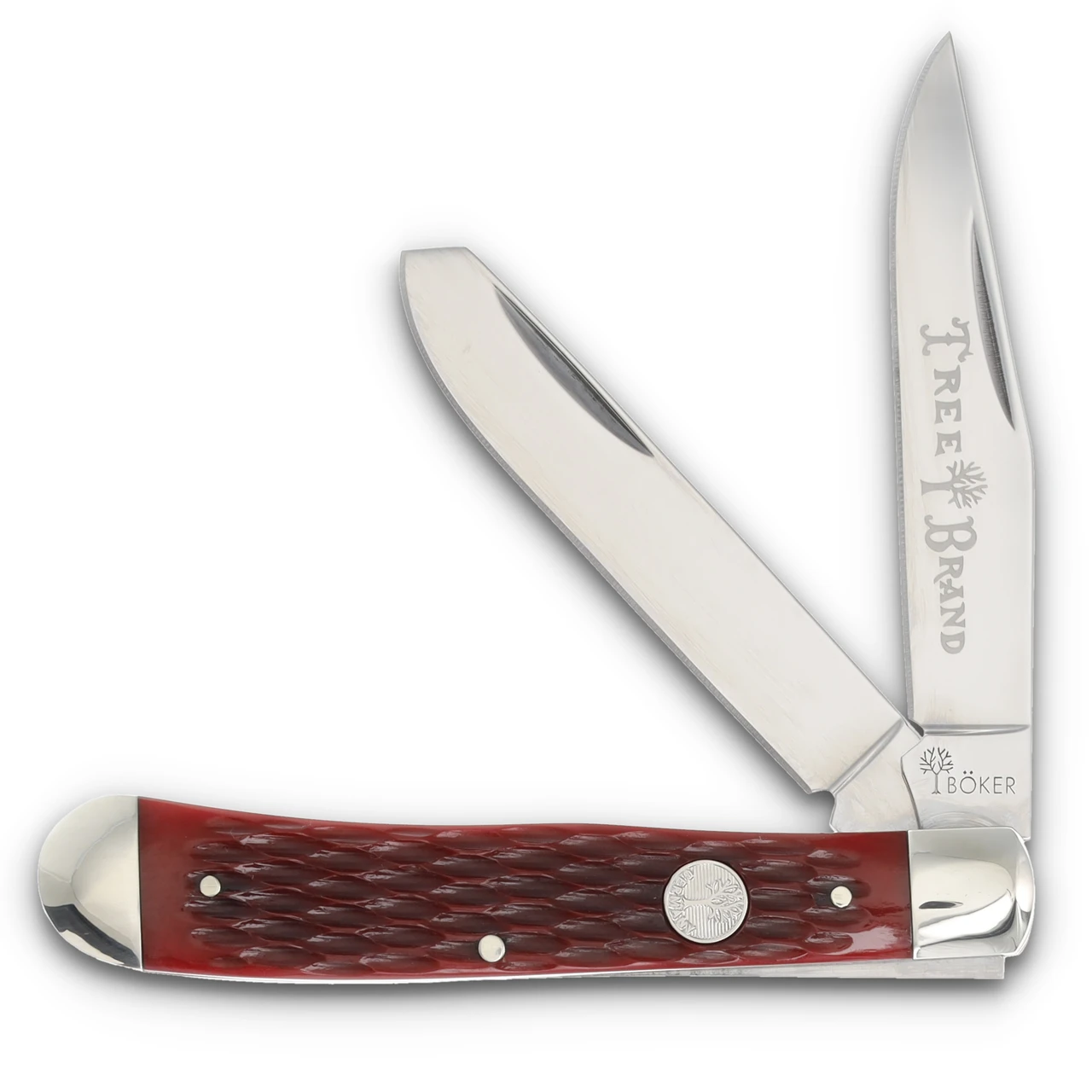 Boker Traditional Series 2.0 Trapper Jigged Red Bone