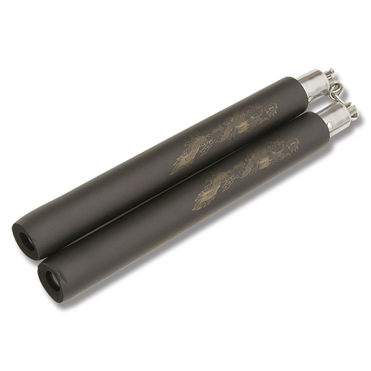 ナイフ Rough Ryder Black Foam Padded Nunchakus RR616 - Smoky