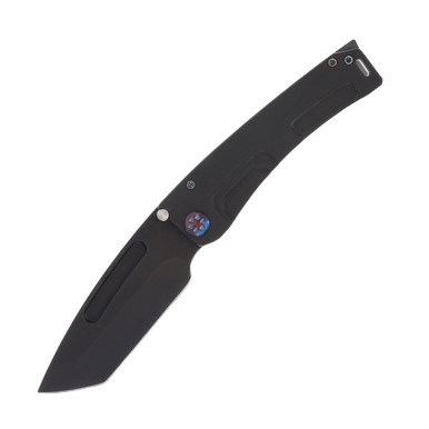 Medford Marauder H Folding Knife 3.75in PVD Tanto Blade Flamed