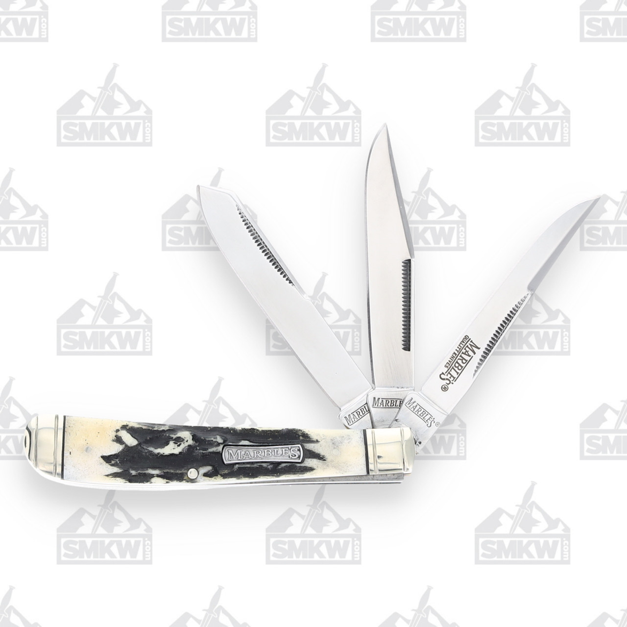 Marble's Stag Sleeveboard Whittler Folding Knife - Smoky Mountain