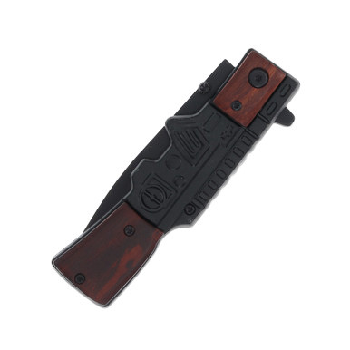 Szco Assault Rifle AK47 A/O Linerlock Folding Knife (CN300226WD