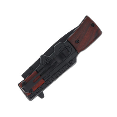 Szco Assault Rifle AK47 A/O Linerlock Folding Knife (CN300226WD