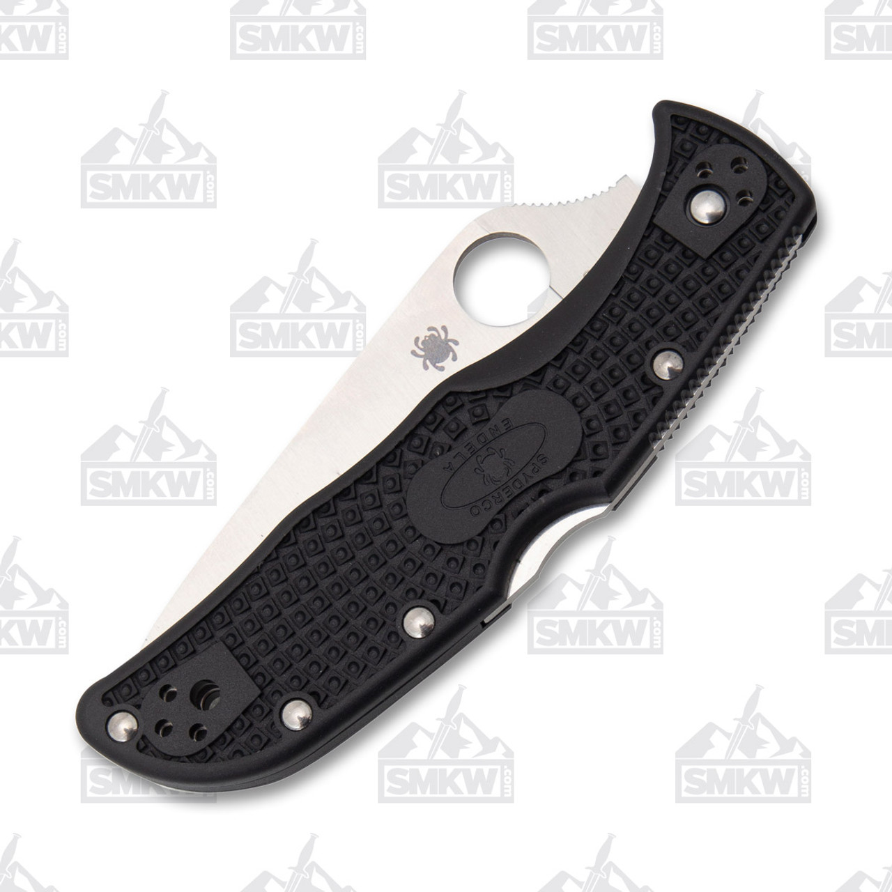 Spyderco Endela Folding Knife 3.41 Inch Plain Satin Clip Point
