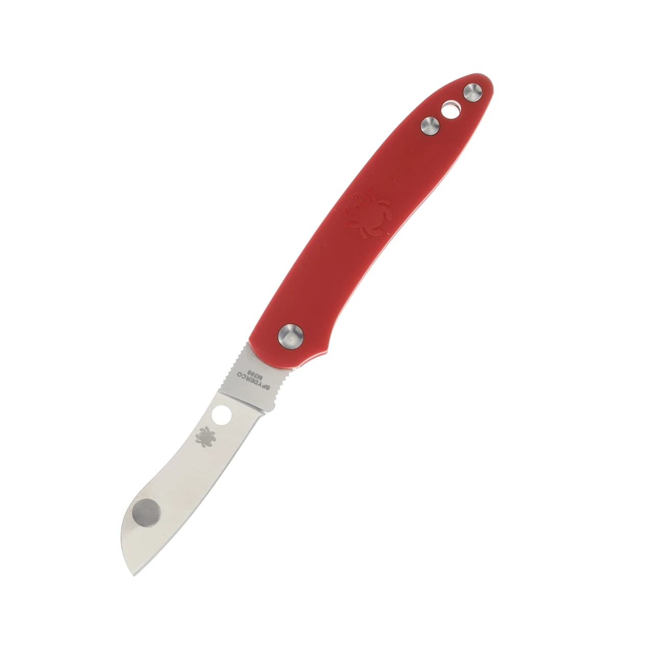 Spyderco Roadie Slip Joint Folding Knife (Red) SPC189RD