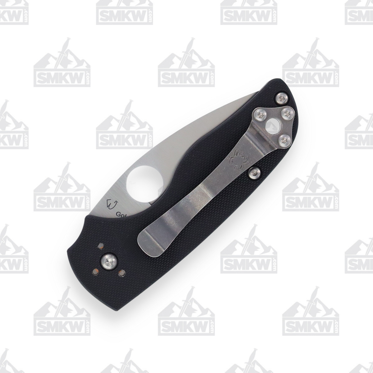 Spyderco Lil Native Folding Knife 2.42in Plain Edge G10 Thumb Hole