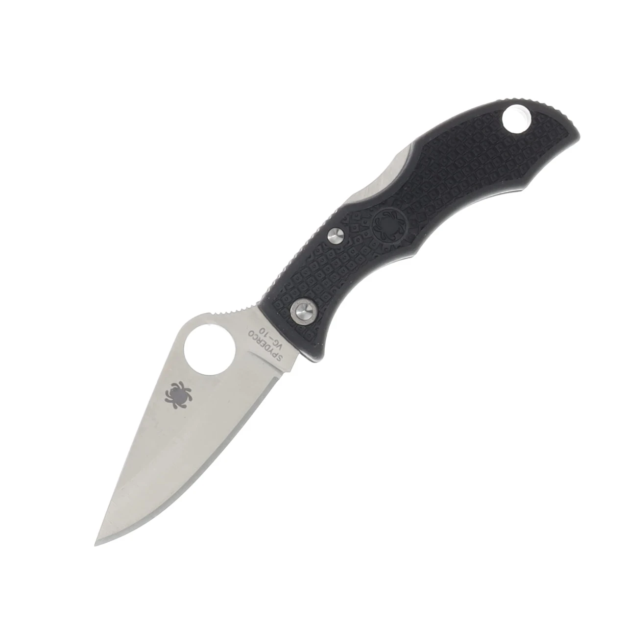 Spyderco Ladybug 3 Folding Knife Black FRN 1.9in Satin Plain Blade SPLBKP3