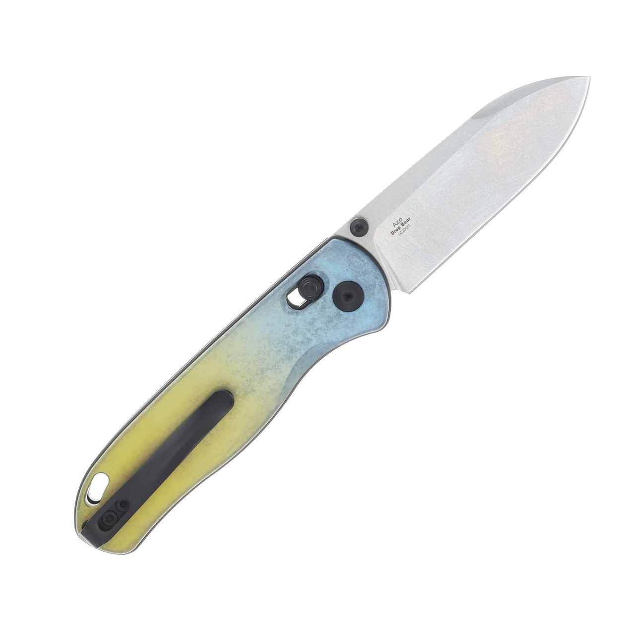 Kizer Drop Bear Clutch Lock Folding Knife (Titanium Snowflake