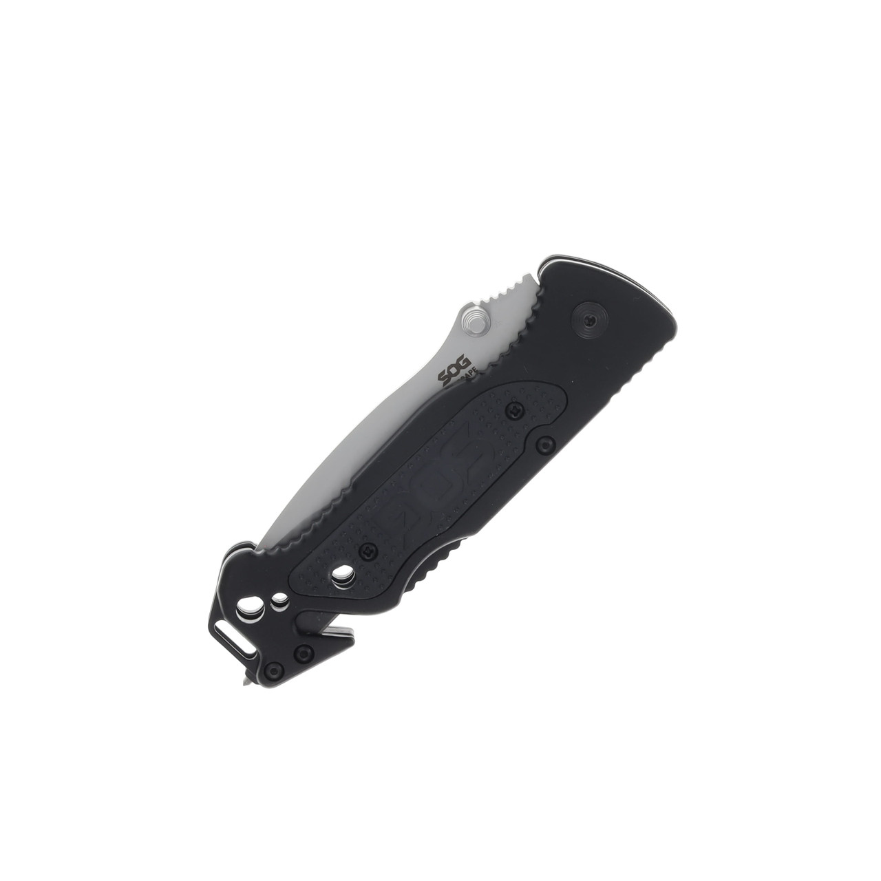 SOG Escape 3.4 Inch Partially Serrated Bead Blasted Clip Point
