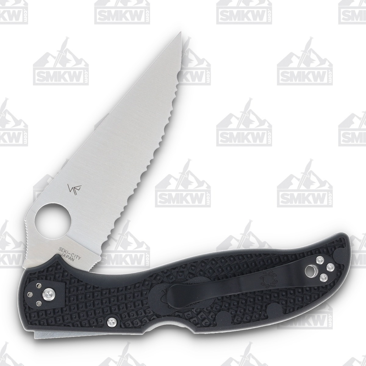 Spyderco Stretch 2 XL Lightweight Folding Knife 3.92in Serrated FRN