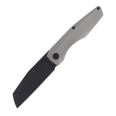 Vero Axon Framelock Folding Knife Blackwash M390/Stonewash Titanium 