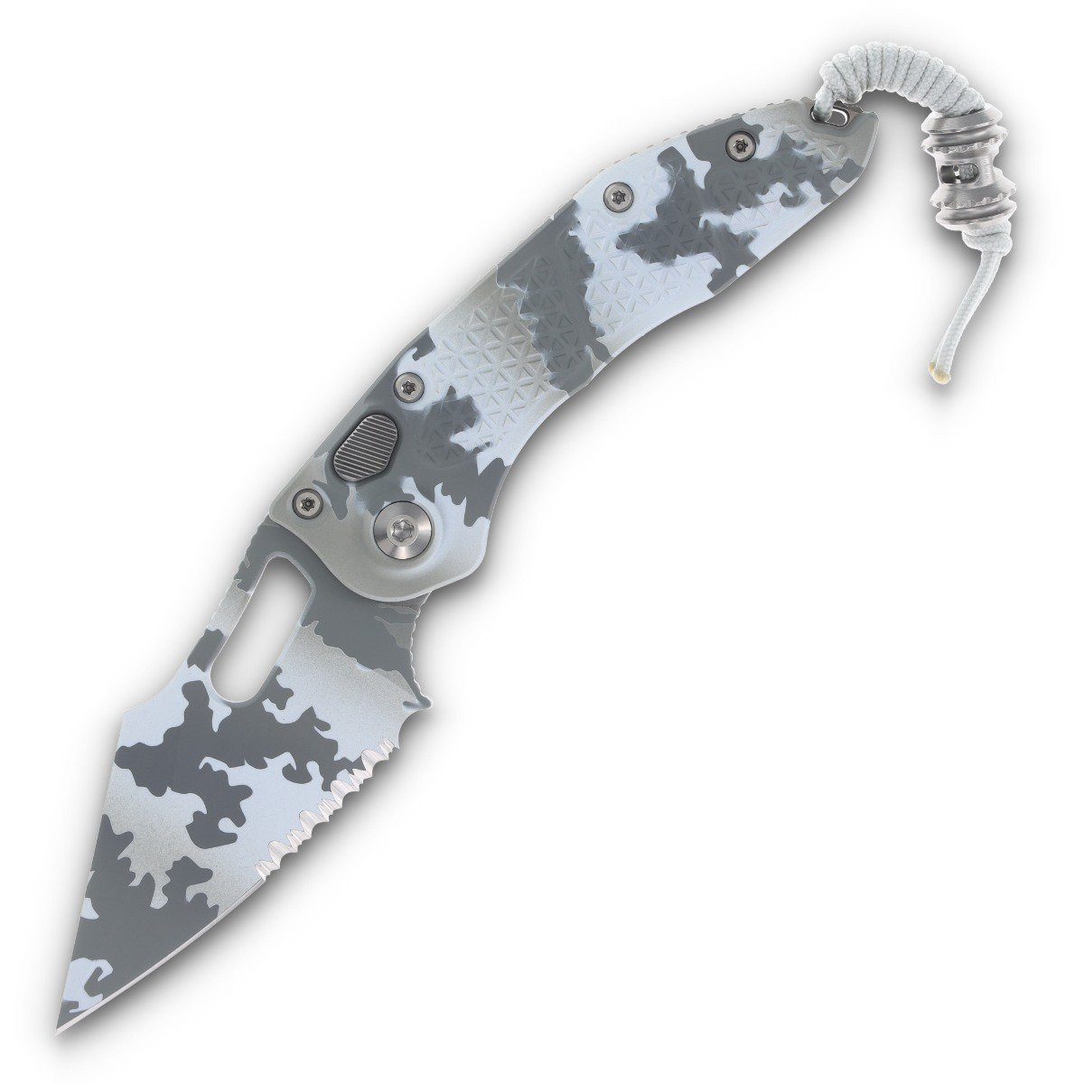 Microtech Stitch Out-The-Side Automatic Knife (P/S Arctic Camo)