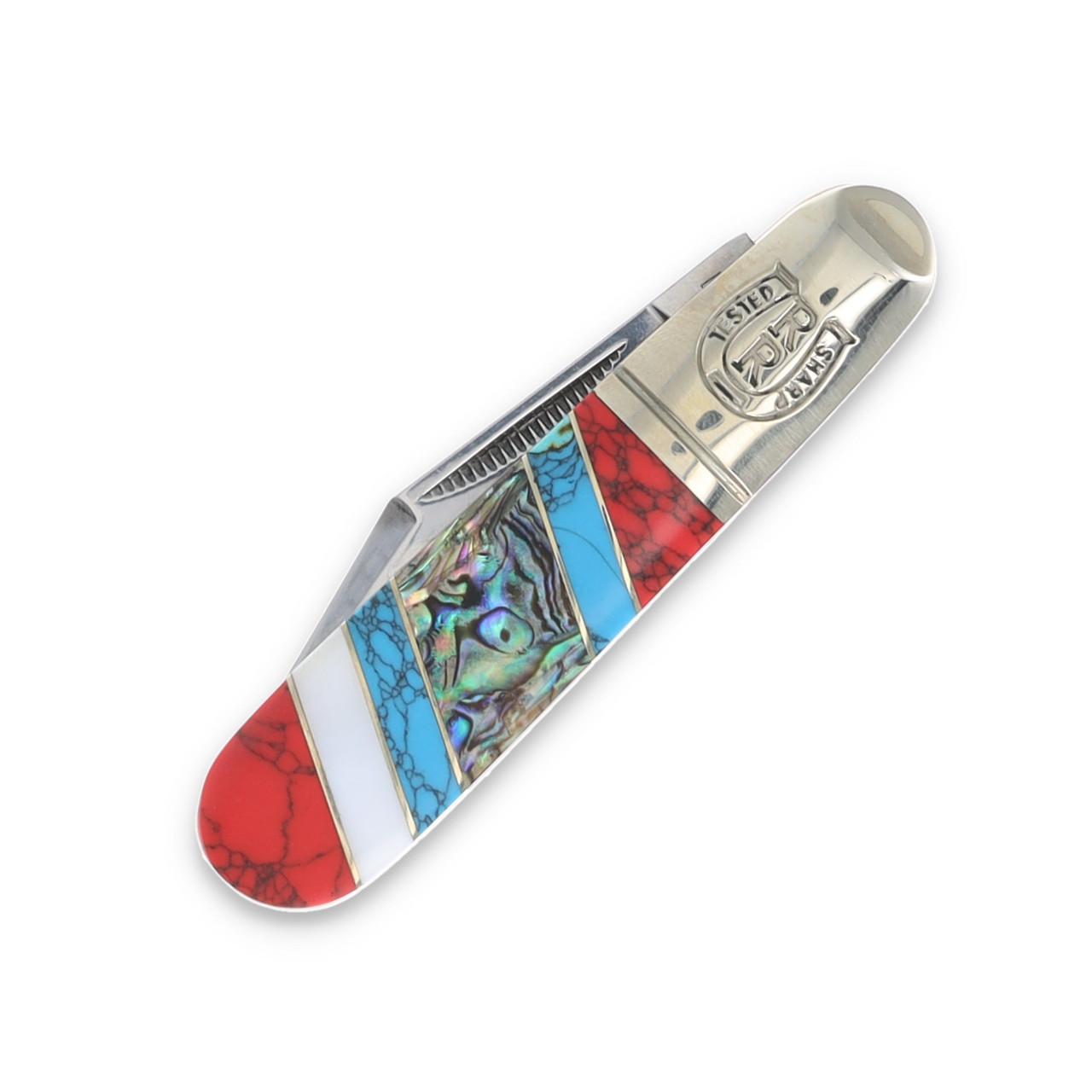 Rough Ryder Stoneworx Barlow Folding Knife RR2403 - Smoky Mountain