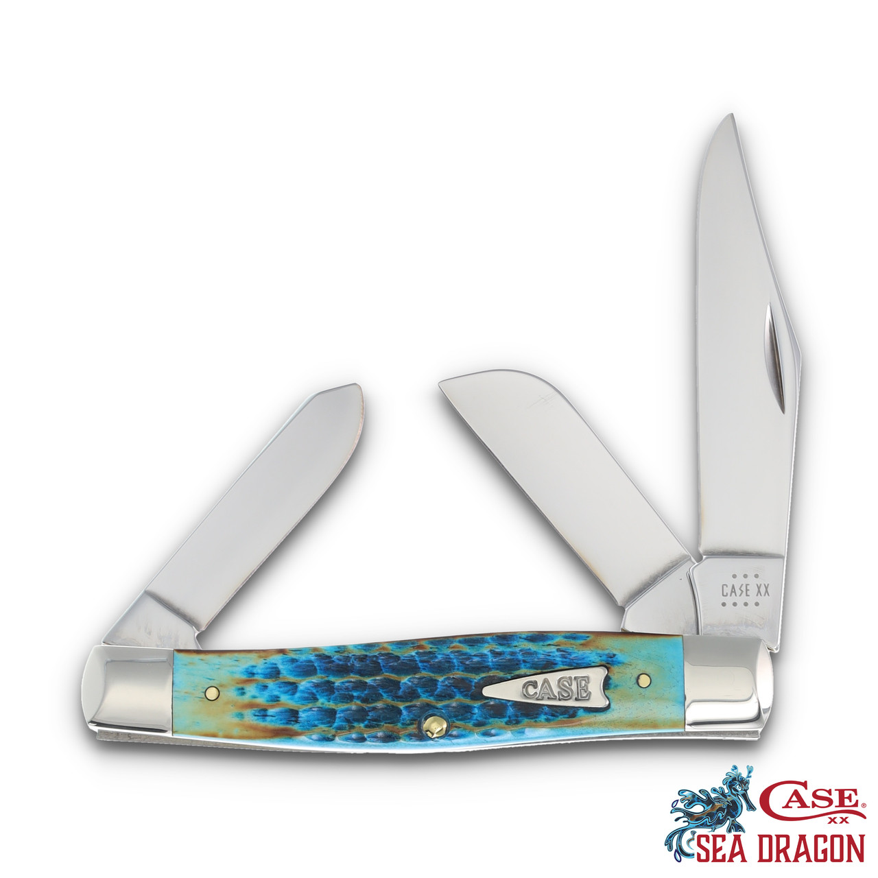 Case XX SMKW Exclusive Sea Dragon Bone Large Stockman Folding