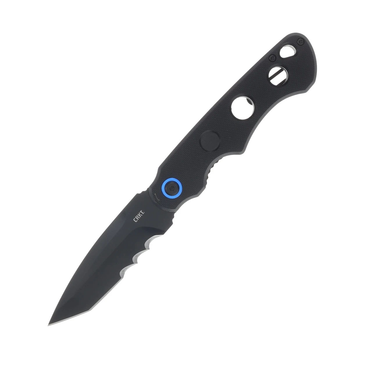 CRKT A.B.C. Assisted Folding Knife Black 3.39in Oxide Combo Tanto Blade CR2606