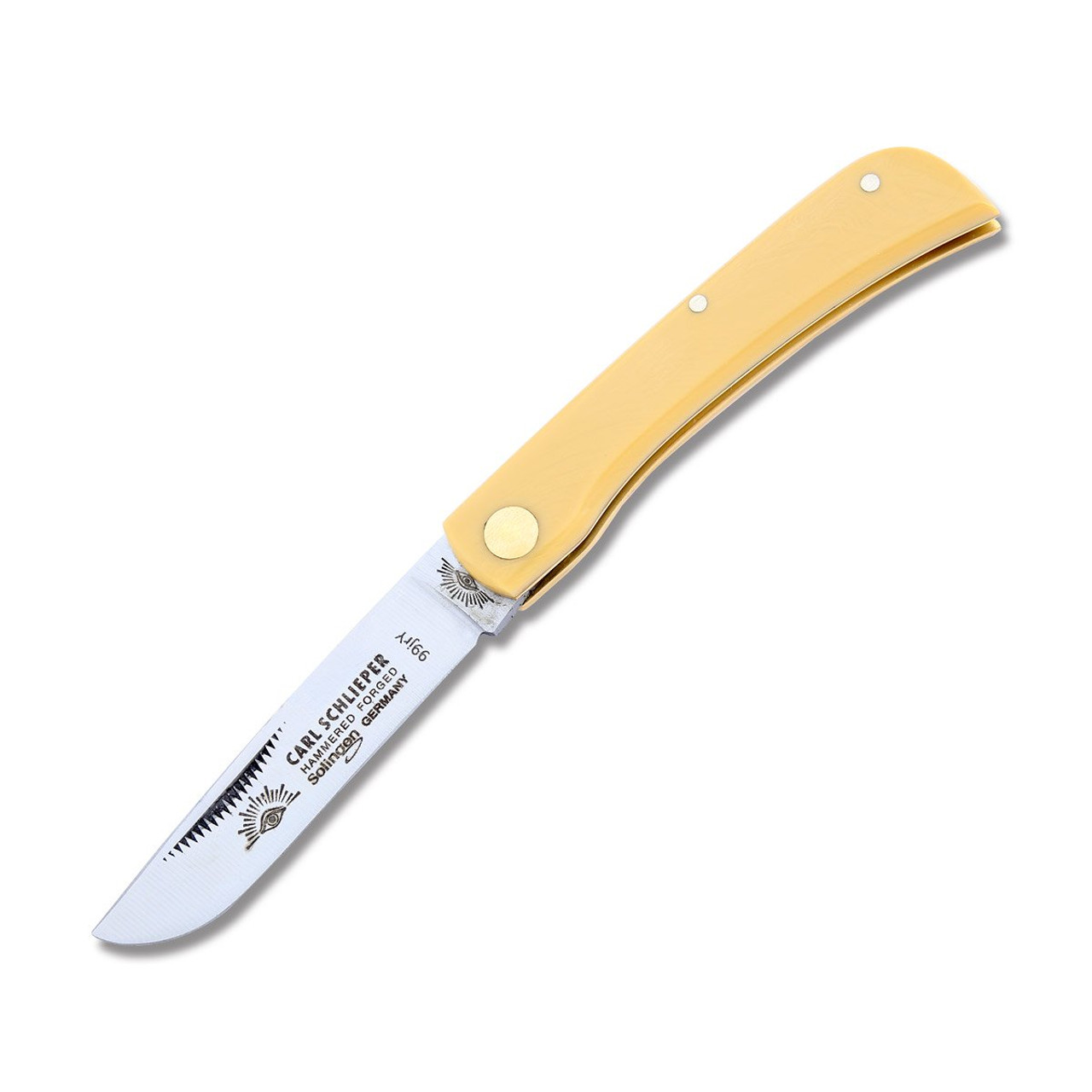 Eye Brand Yellow Composition Clodbuster Folding Knife - Smoky Mountain  Knife Works