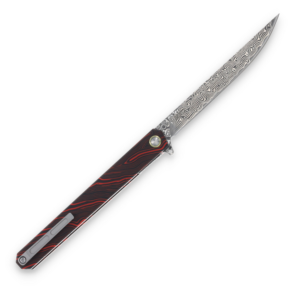 Rough Ryder Reserve VG-10 Damascus Linerlock Folding Knife