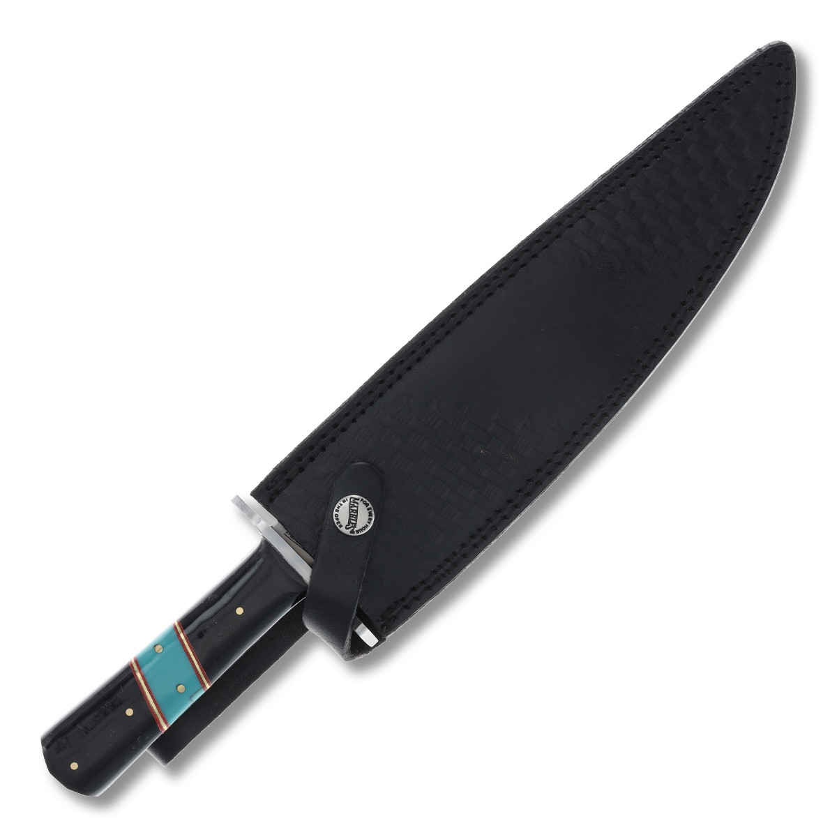 Marbles Turquoise Bowie Fixed Blade 10in Clip Point Stainless