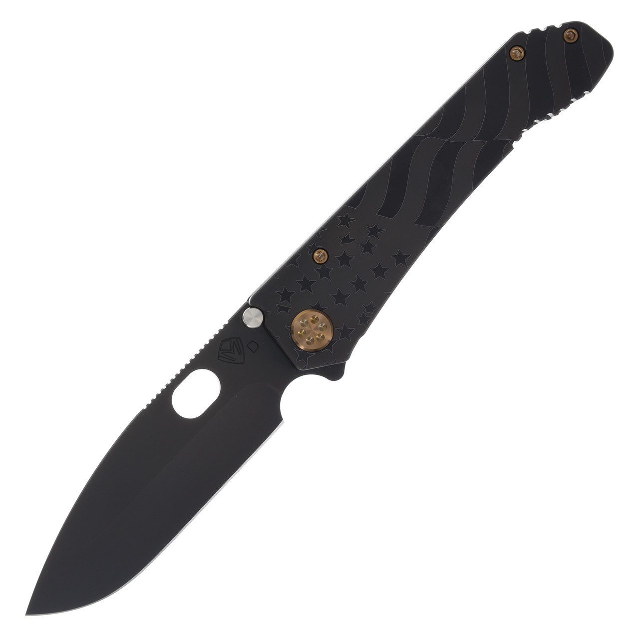Medford 187 DP Folding Knife PVD D2/Ghost American Flag with