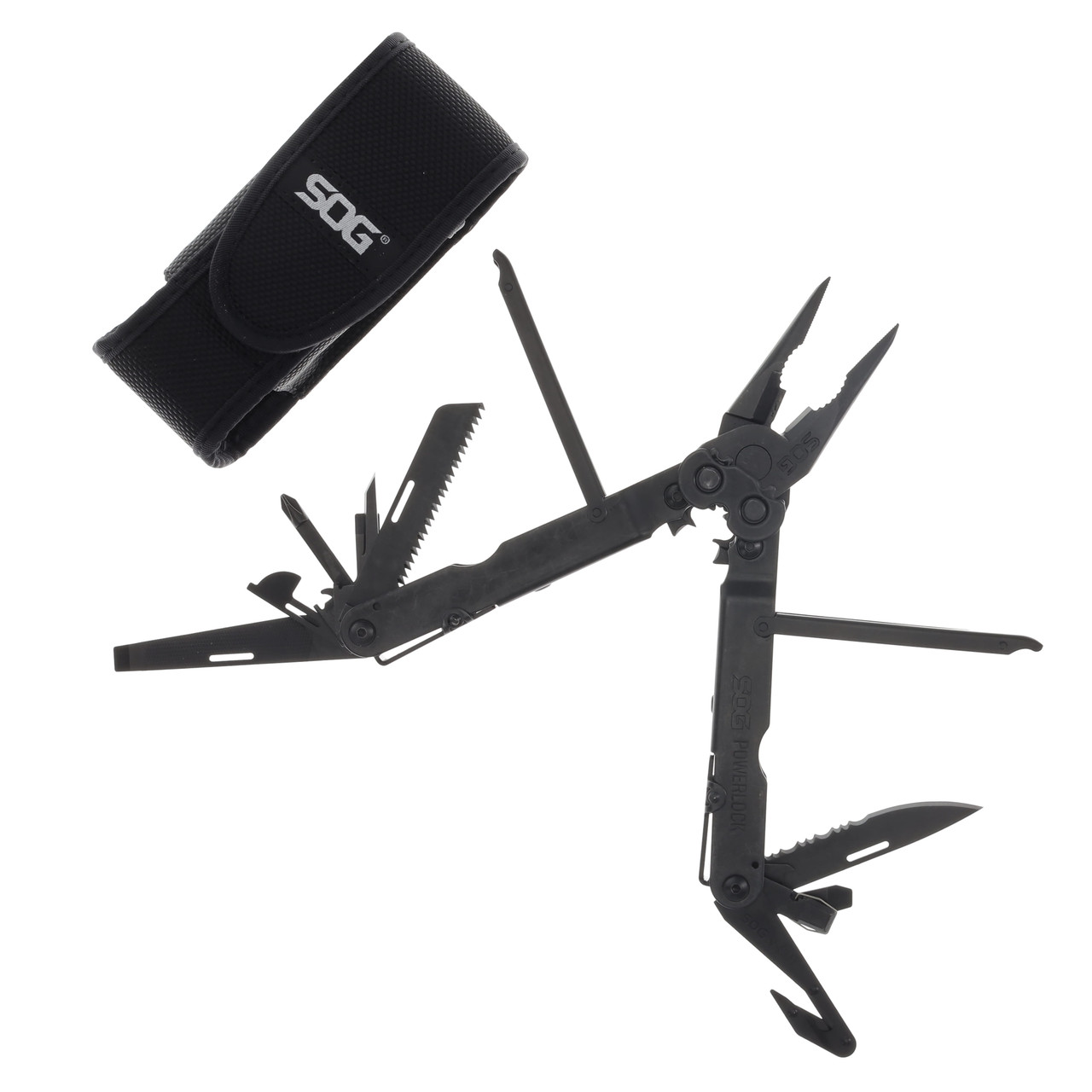 SOG PowerLock V-Cutter MultiTool Black SOGB63N