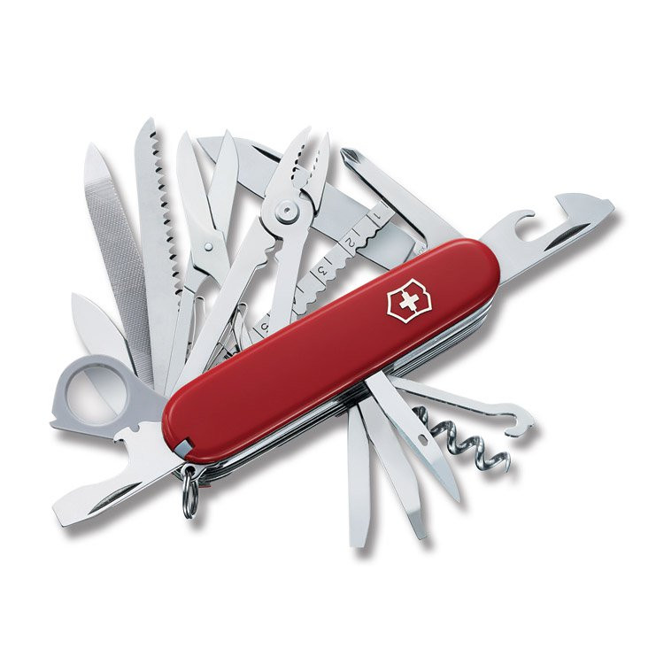Victorinox Swiss Champ Swiss Army Knife Classic Red V5069R Smoky