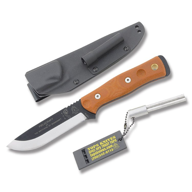 TOPS Fieldcraft 3.5 Fixed Blade Knife TPBROS-01