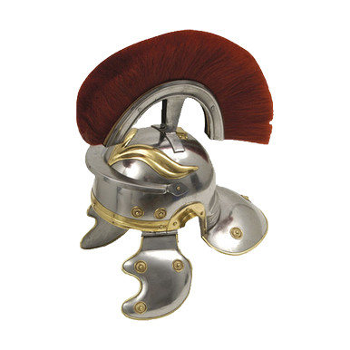 Roman Centurion Helmet – Red Crest