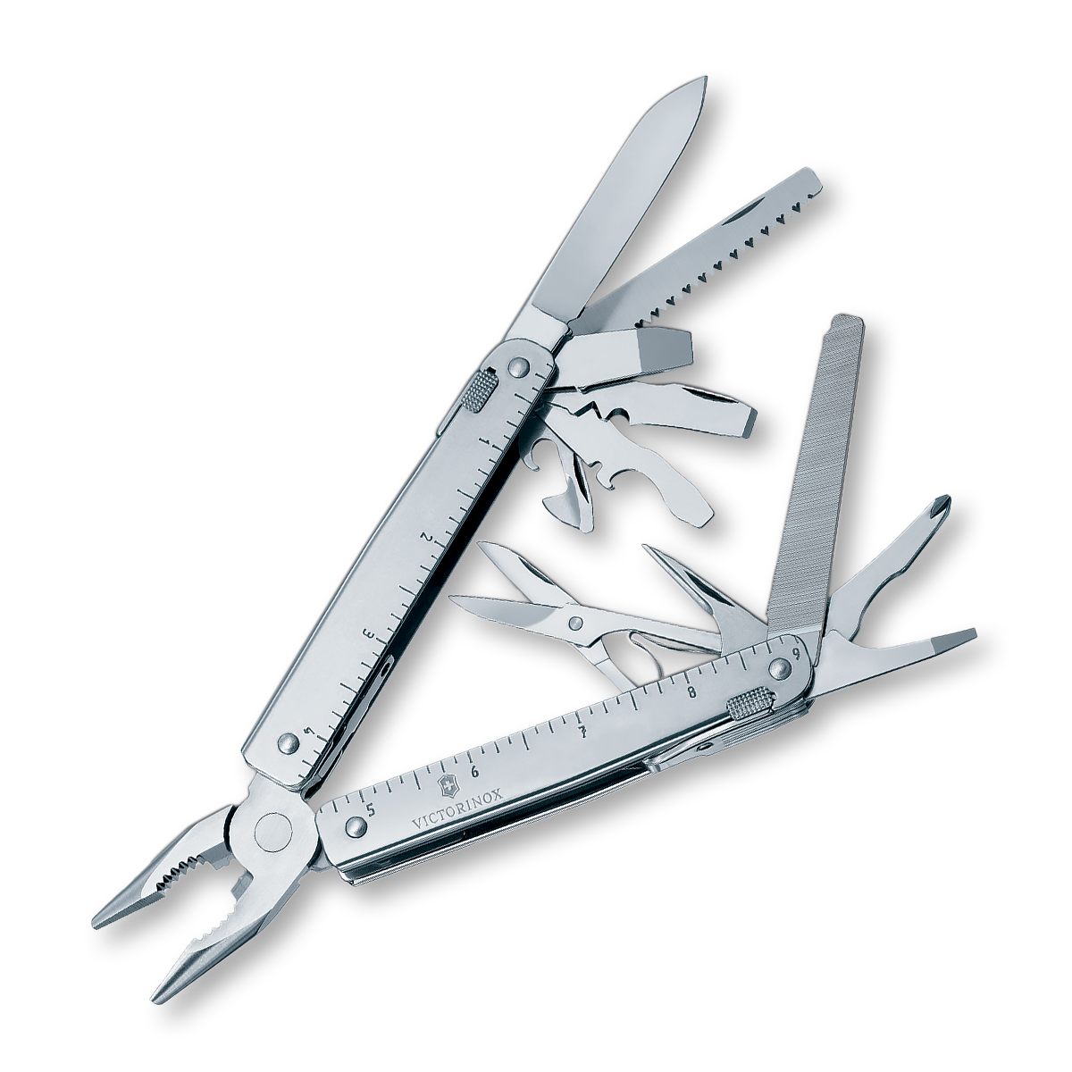Victorinox SwissTool X MultiTool with Nylon Pouch V53936 - Smoky