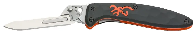 Browning Primal Scalpel Blaze - Black 2.75" Plain Satin Scalpel