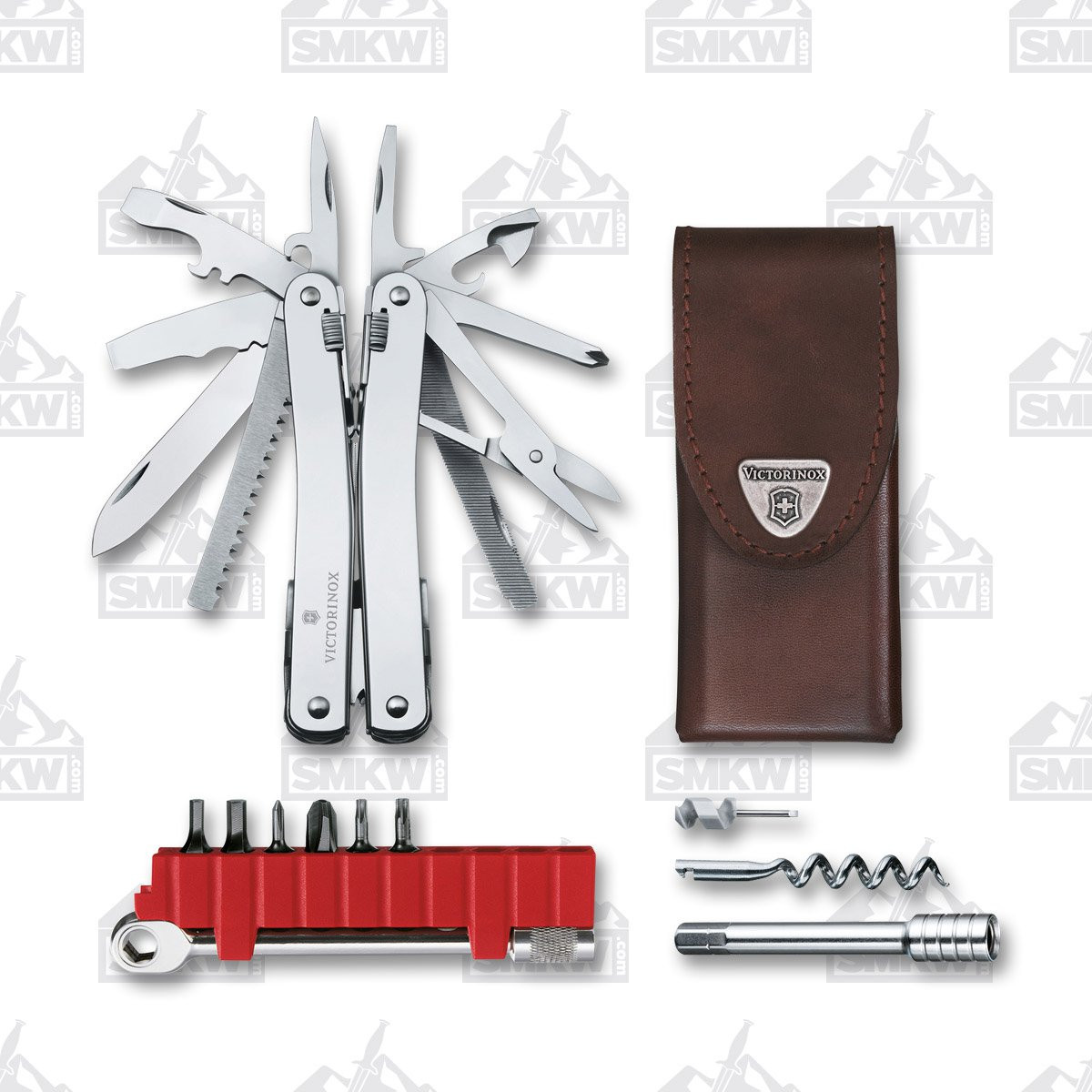 Victorinox SwissTool Spirit X MutiTool Plus Ratchet with Leather