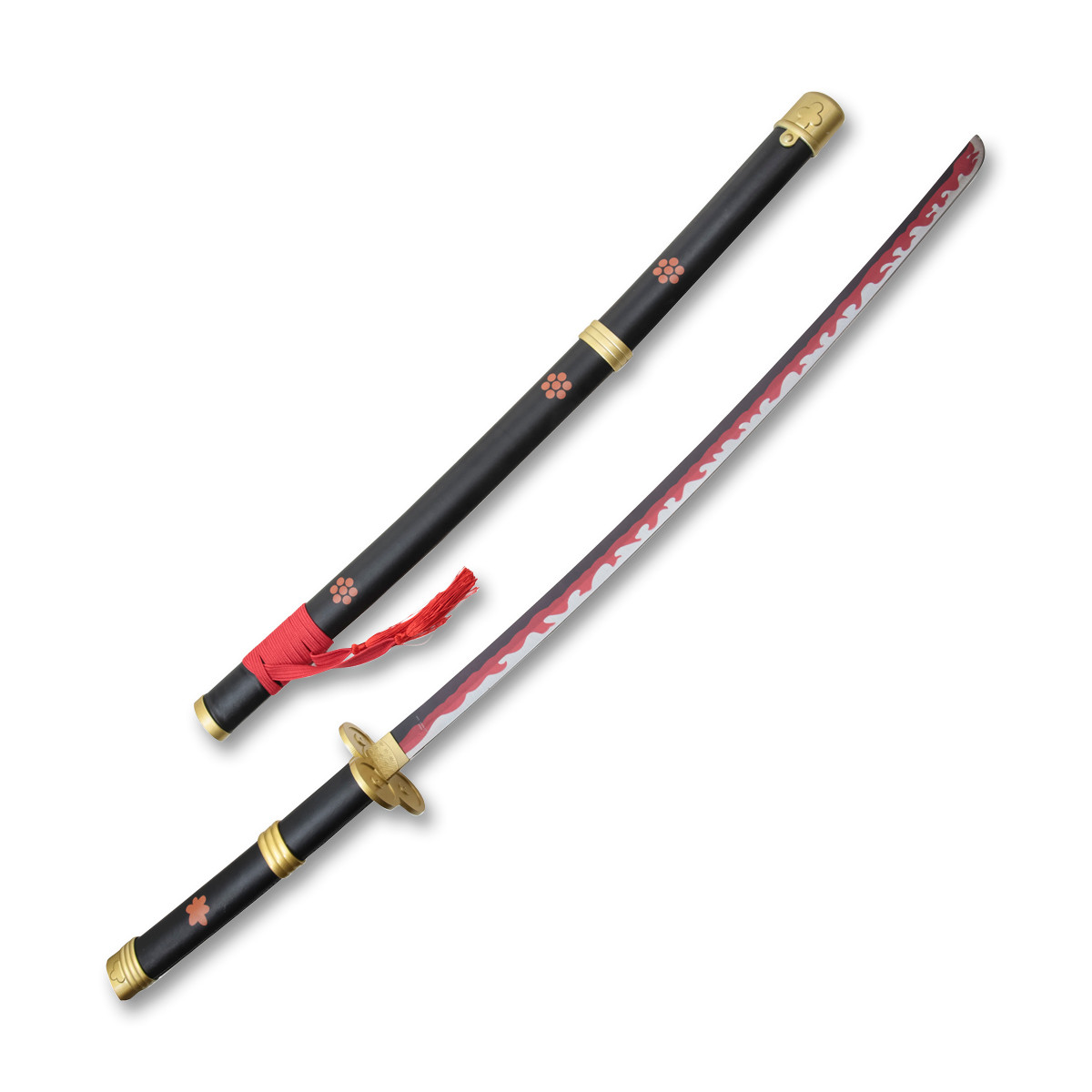 KATANA OF RORONOA ZORO ENMA BLACK NTFS126 - Smoky Mountain Knife Works