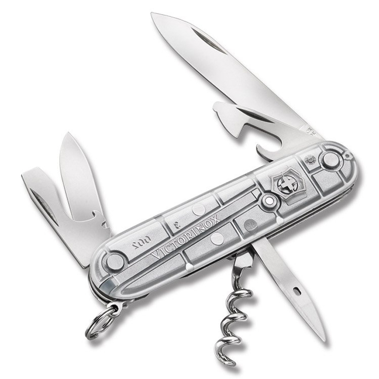 Victorinox Spartan Swiss Army Knife Silver Tech - Smoky Mountain Knife Works