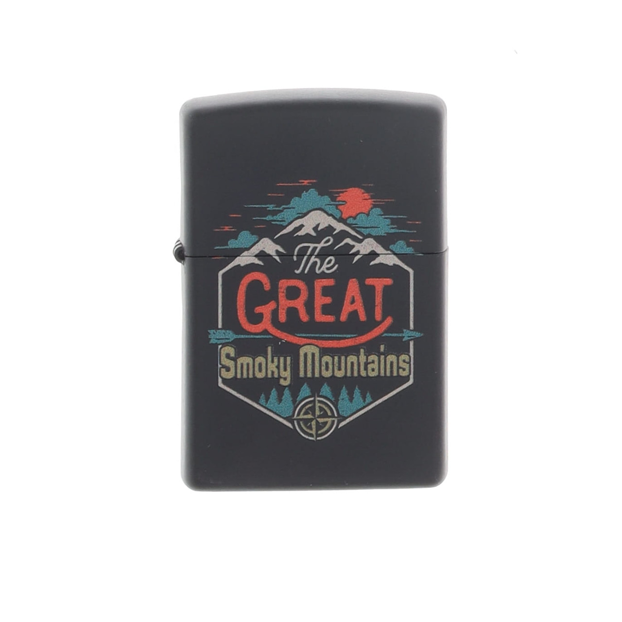 Zippo Black Matte Smoky Mountains Lighter ZP414530