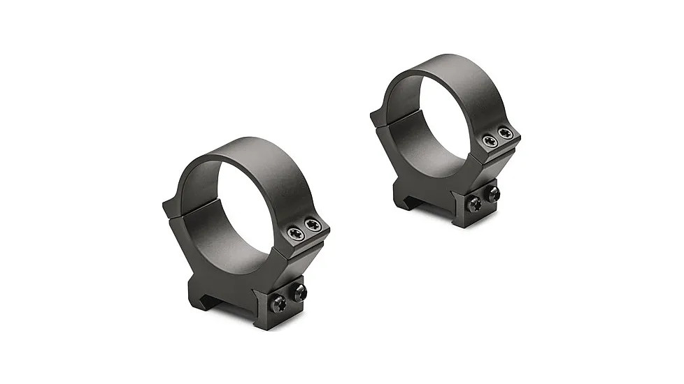 Leupold Cross Slot PRW2 Ring Mount 30mm 2-Piece High Matte Black LU174085