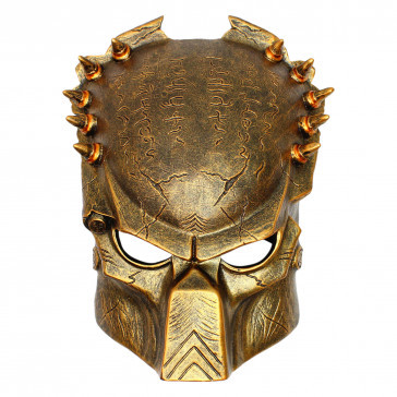 Predator Gold Resin Yautja Replica Mask NTMS26A