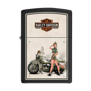 Zippo Harley-Davidson Army Pinup Lighter