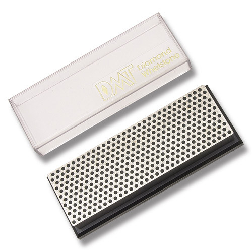 DMT 6" Bench Model Diamond Whetstone with Plastic Case Extra Coarse 220 Grit Black W6XP