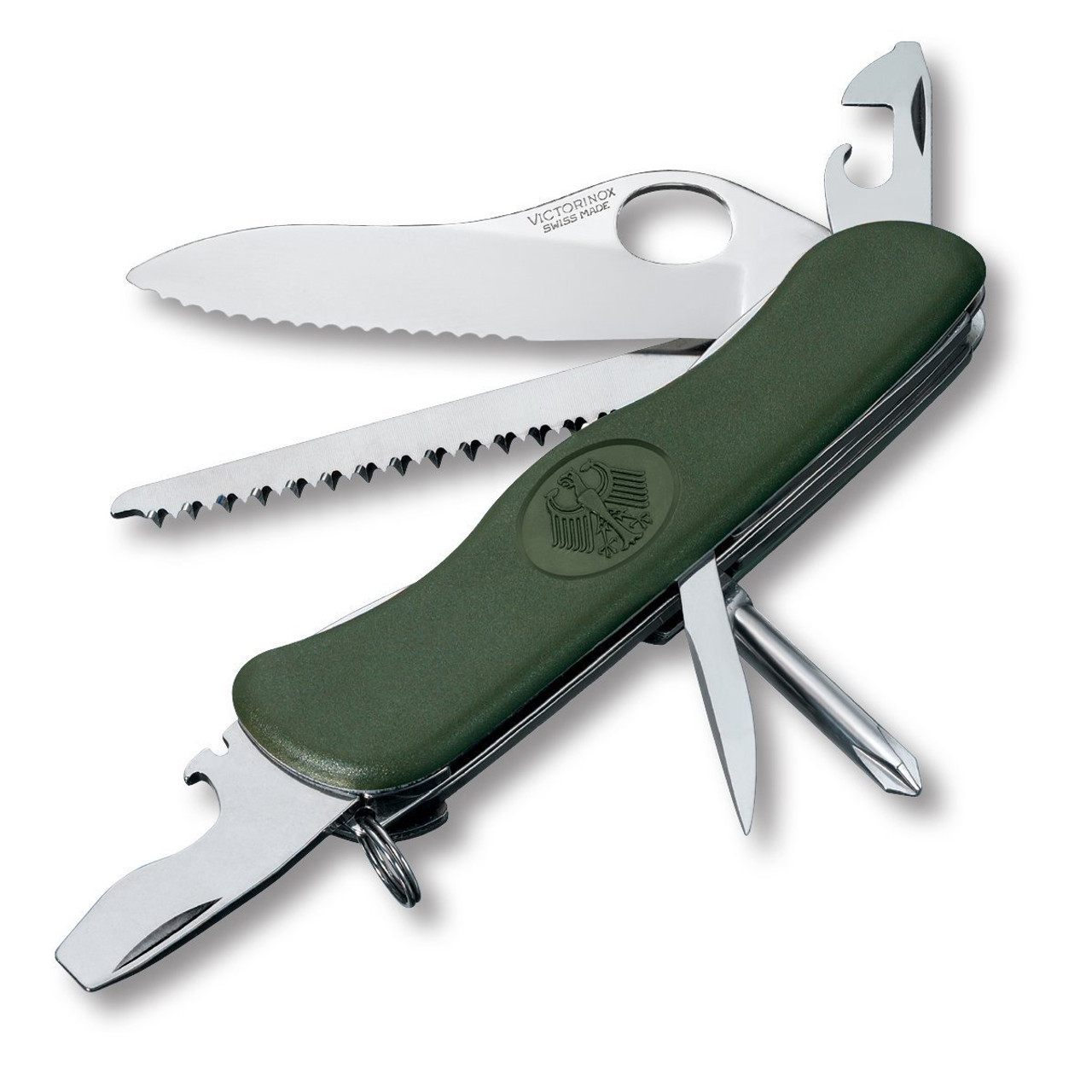 Victorinox German Army Trekker Swiss Army Knife Olive Green 