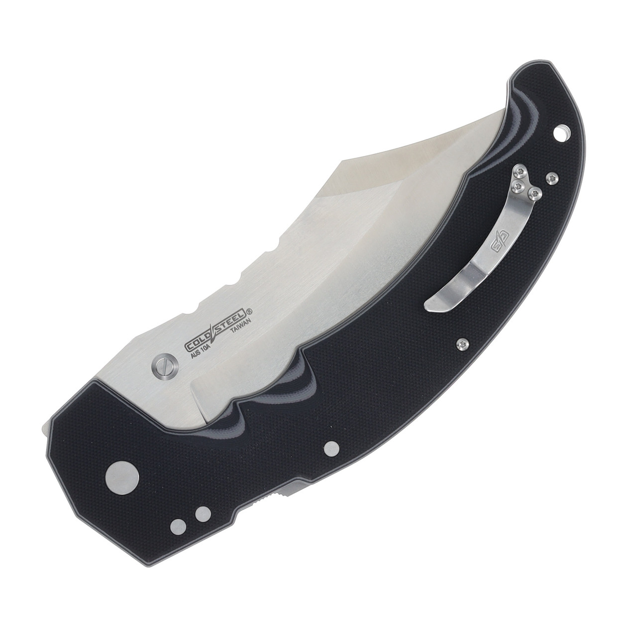 Cold Steel Mayhem Atlas Black Grey Folding Knife Cold Steel Mayhem Atlas Black Grey Folding Knife