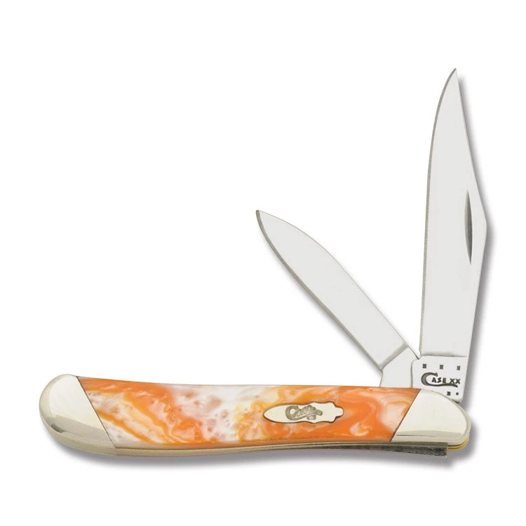 Case XX Slant Bolster Tennessee Corelon Peanut Folding Knife CAS9220TN