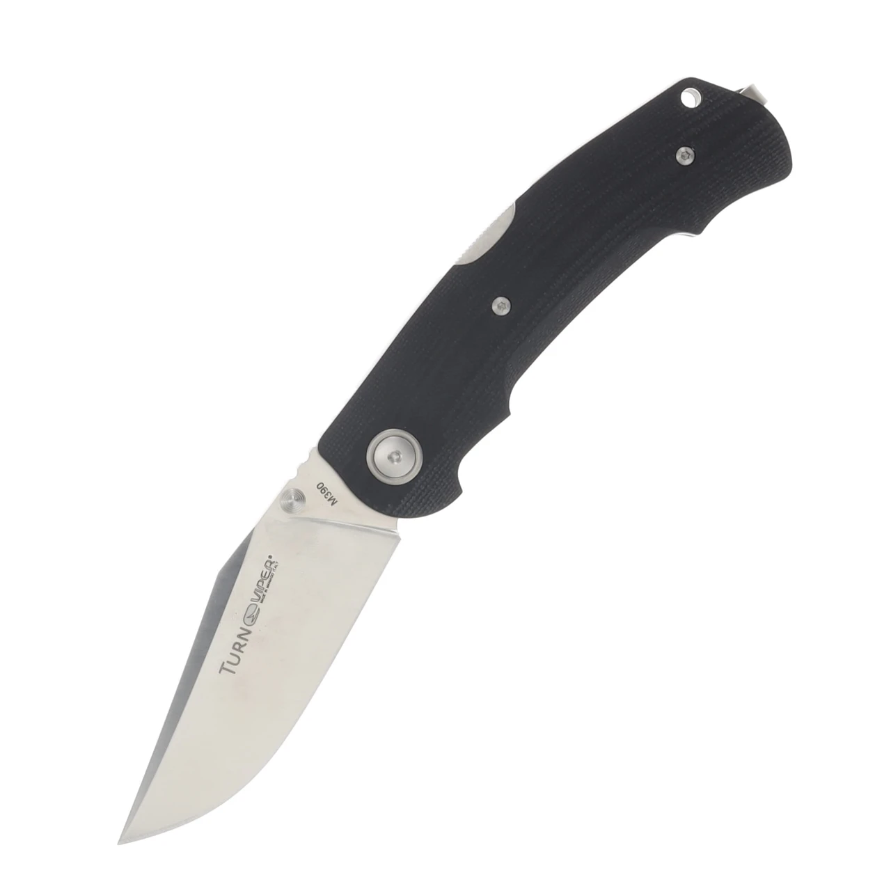 Viper Turn Essential GB Folding Knife 3.22 Inch Plain Satin Clip Point V5988GB